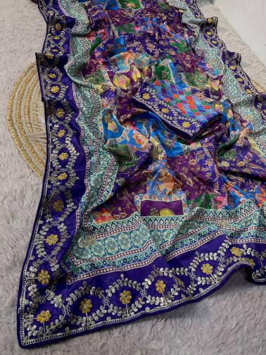 Vinayak digital print high quality saree wholesale